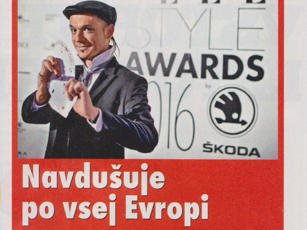 Mentalist in iluzionist Sam Sebastian v reciji Metropolitan - za Elle.